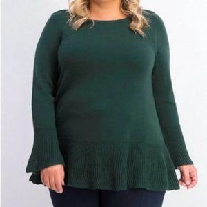 Style & Co. Women's Ruffle-Hem Pullover Sweater